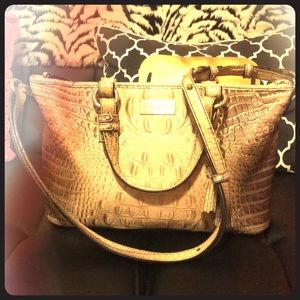 Brahmin crocodile archer purse